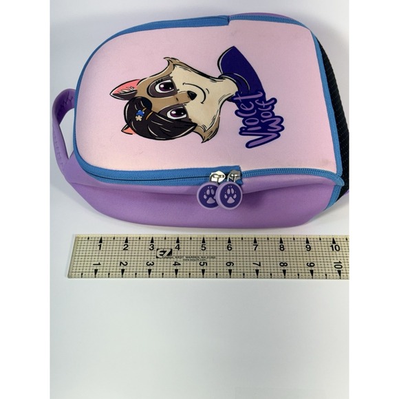 Great Wolf Lodge Violet Wolf Kids Backpack Purple 10x8" Vacation Go Bag Tech - Picture 9 of 11